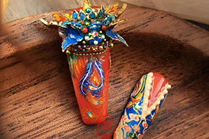 95后女孩的美甲，被博物馆收藏！